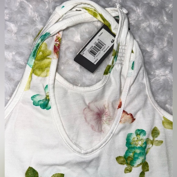 3 Pommes Girls Racer Back Floral Midi Dress - Picture 5 of 10